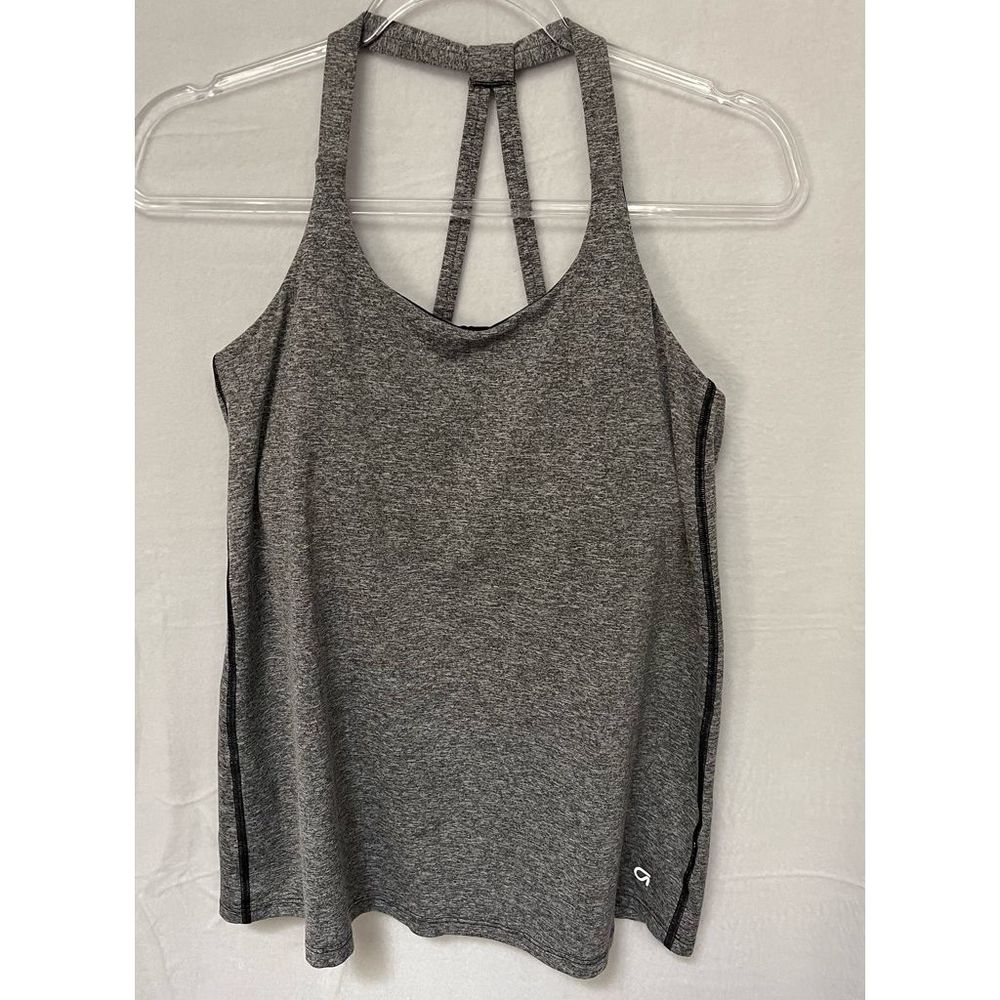 Gap Fit Active Tank Top Womens M Gray Sleeveless Stretch